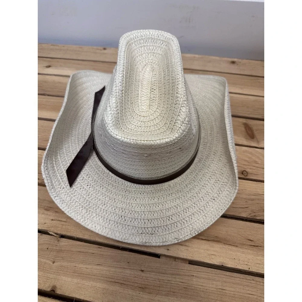 M brand hat, Wire reinforced brim.